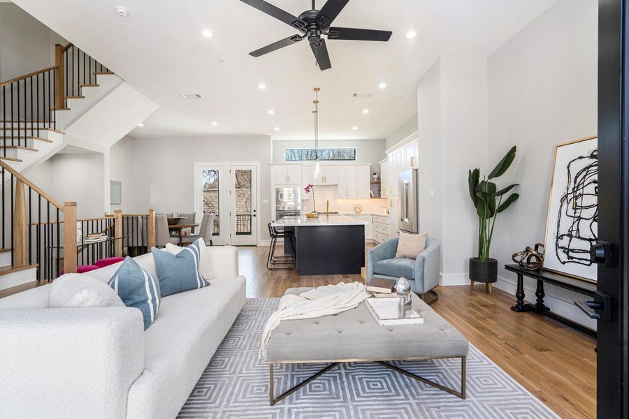 Furnished interior view inside a new home in , Houston (Image 9).