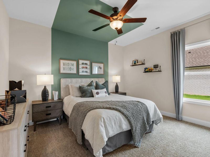 Representative furnished interior of a home built from the The Daphne F by Davidson Homes LLC in Waverly Estates, Josephine (Image 24). Representative furnished interior of a home built from the The Daphne F by Davidson Homes LLC in Waverly Estates, Josephine (Image 24).