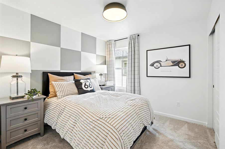 Representative furnished interior of a home built from the Stella Plus by Taylor Morrison in Sugar Creek Horizon Collection, Loveland (Image 19).