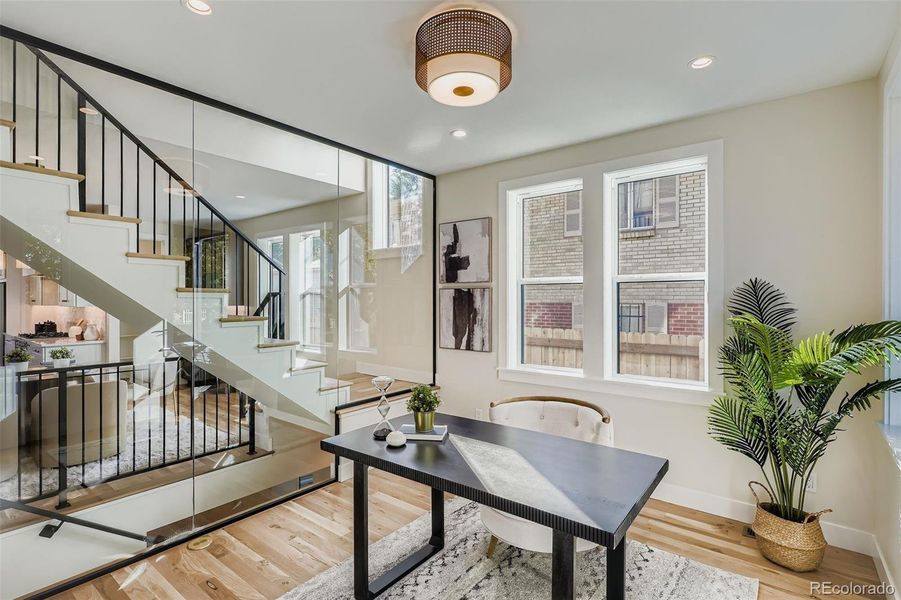 Furnished interior view inside a new home in , Denver (Image 9).