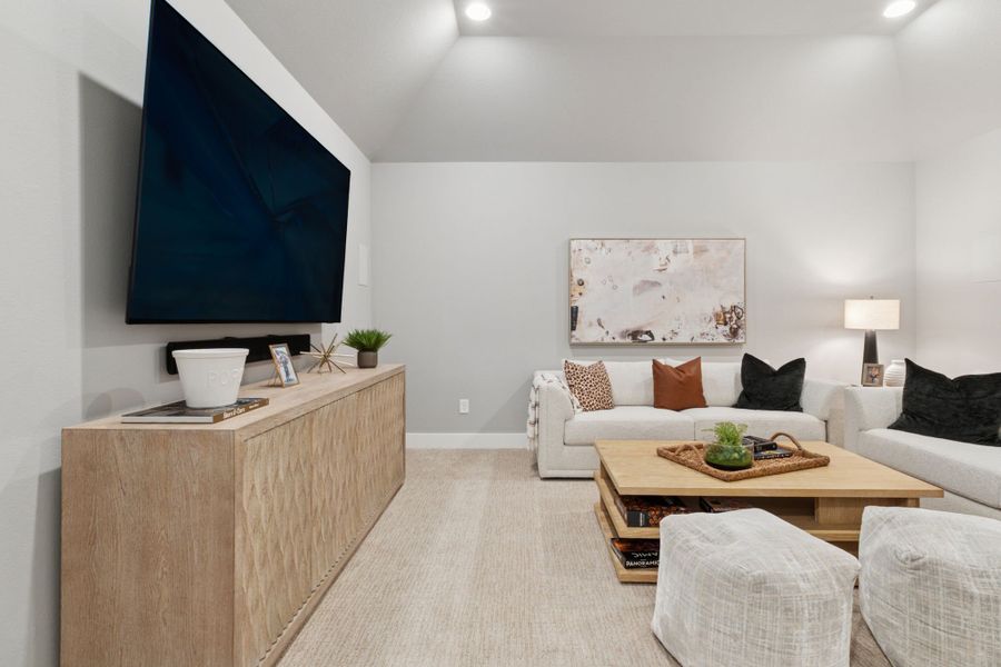 Plan 1578 Representative Photo - Media Room Plan 1578 Representative Photo - Media Room