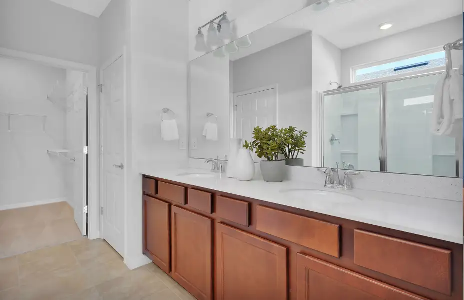 Furnished interior view inside a new home in Del Webb Wildlight, Yulee (Image 4).