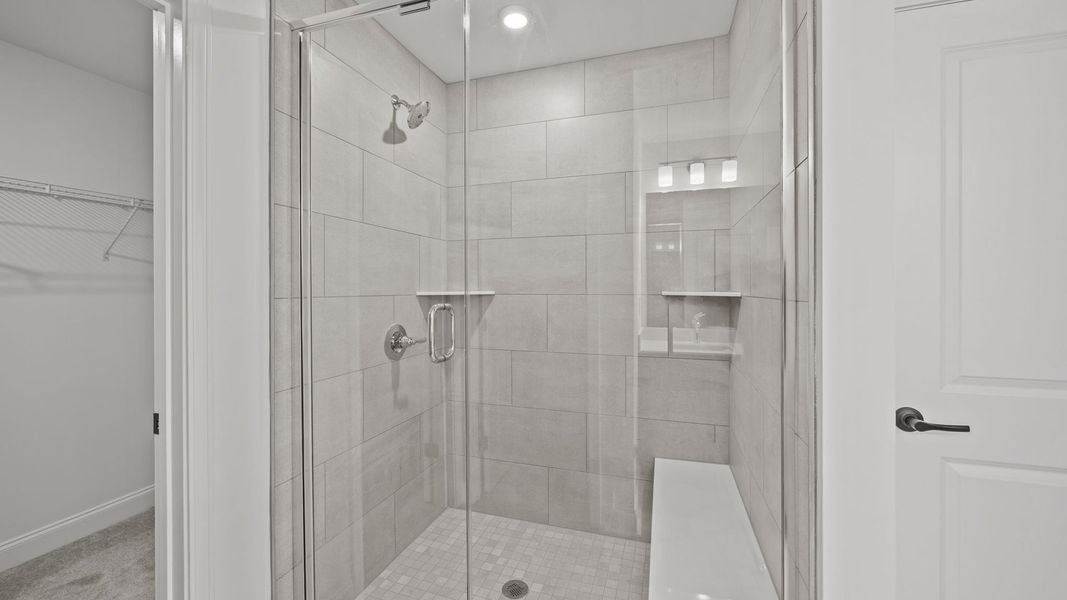 Furnished interior view inside a new home in Farms at Bellingham, Mooresville (Image 23).