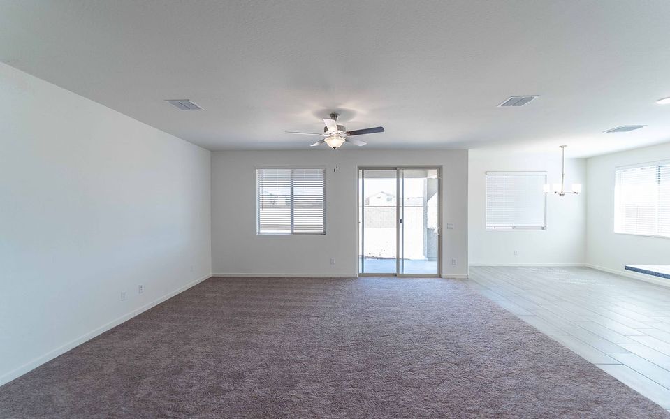 Spacious, unfurnished interior of a new home in Rancho Mirage, Maricopa (Image 19). Spacious, unfurnished interior of a new home in Rancho Mirage, Maricopa (Image 19).