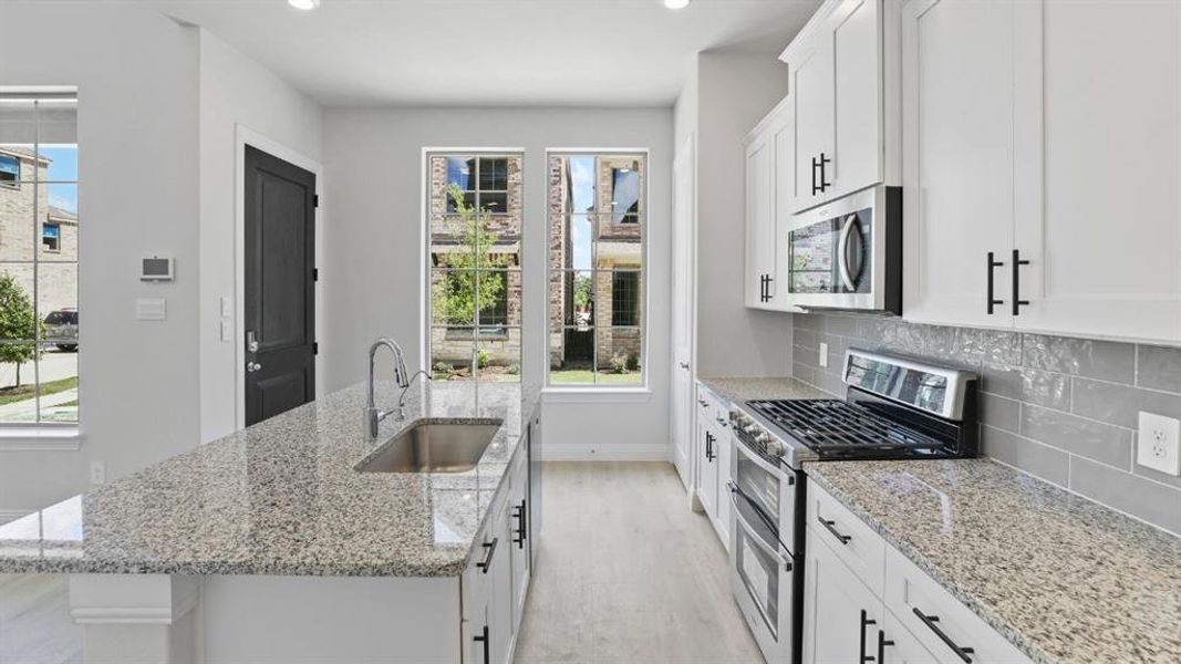 Furnished interior view inside a new home in The Avenue, Allen (Image 9).