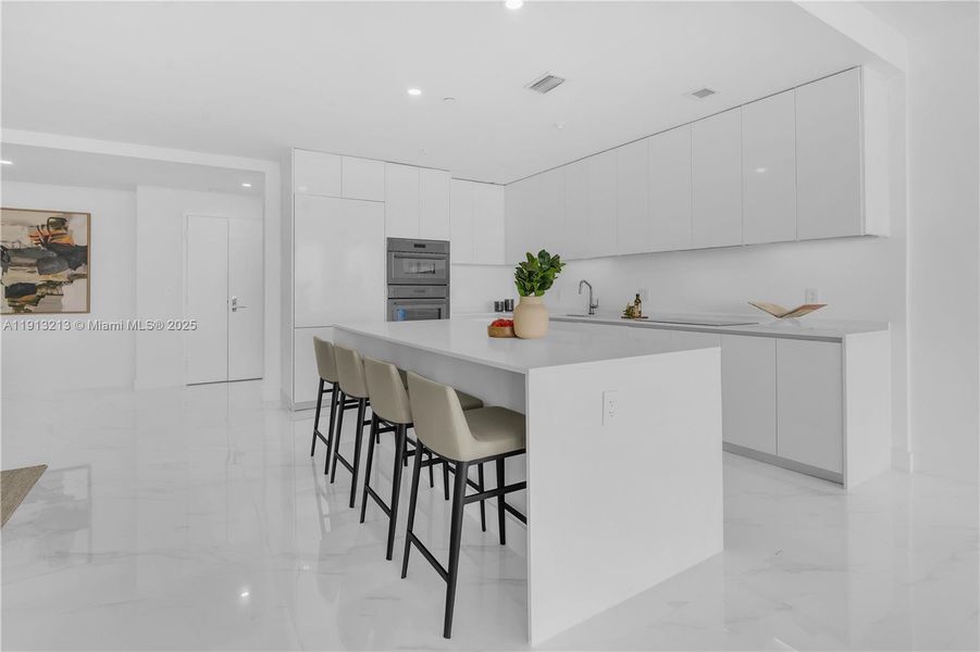 Furnished interior view inside a new home in , Miami (Image 25).