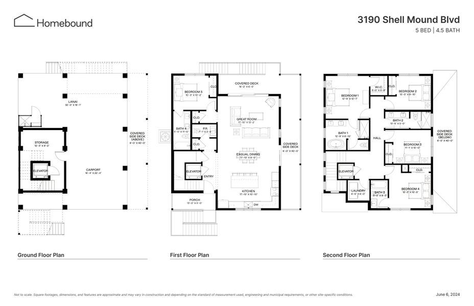 2D floor plan layout of this home in , Fort Myers Beach, FL (Image 3).