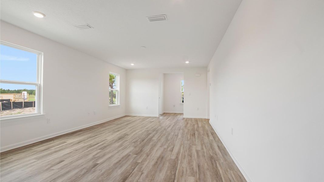 Representative unfurnished interior of a home built from the Inzer by D.R. Horton in Owl's Head East, Freeport (Image 19). Representative unfurnished interior of a home built from the Inzer by D.R. Horton in Owl's Head East, Freeport (Image 19).