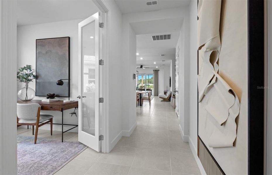 Furnished interior view inside a new home in , Nokomis (Image 10).