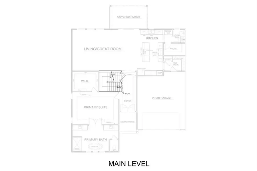 2D floor plan layout of this home in , Stone Mountain, GA (Image 51).