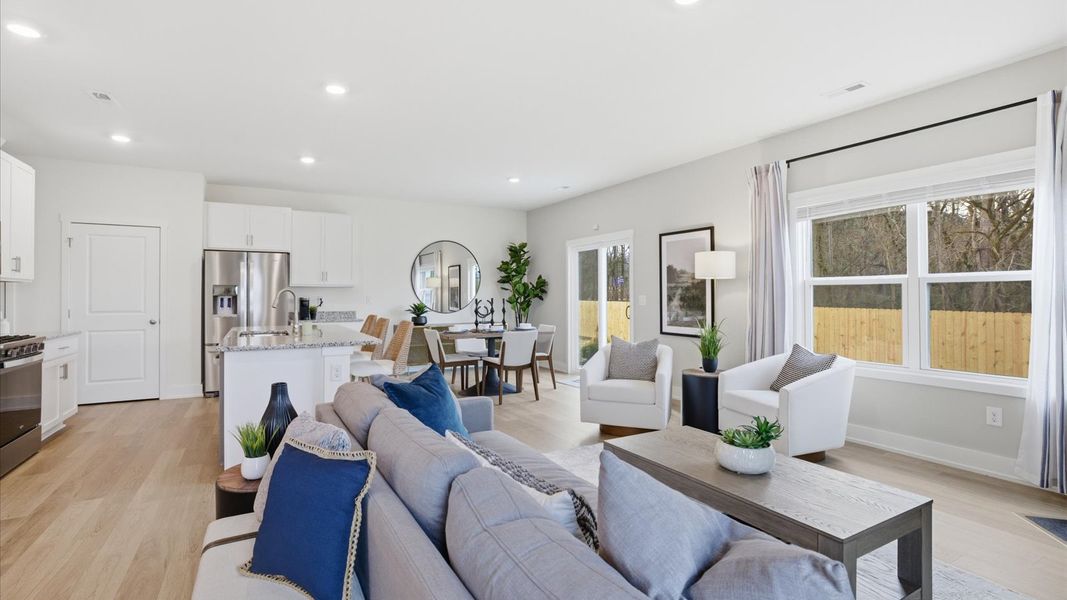 Furnished interior view inside a new home in Price's Point, Knoxville (Image 4).