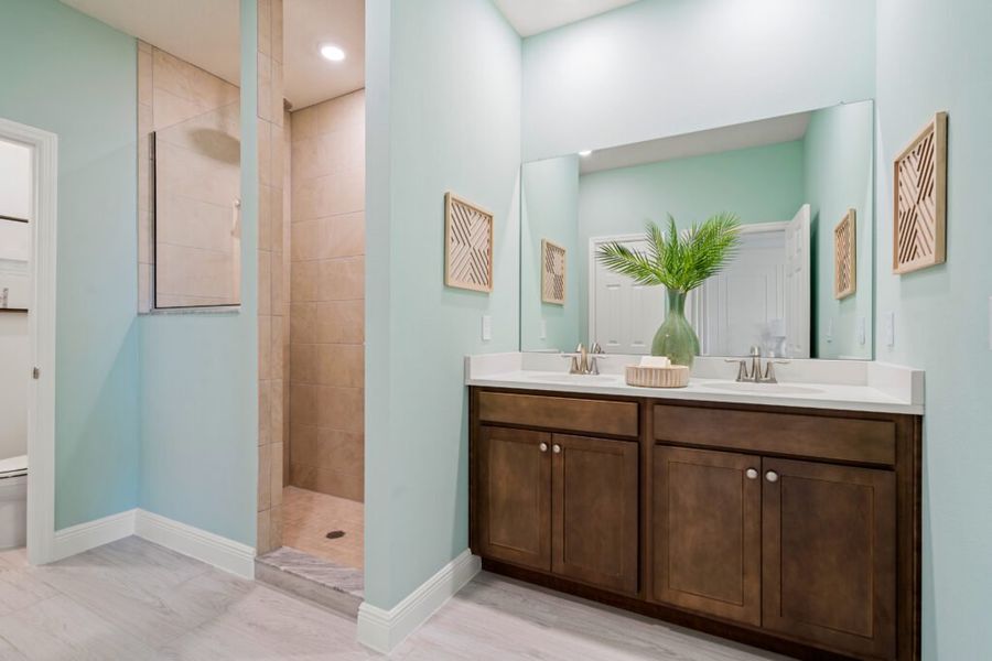 Representative furnished interior of a home built from the Jensen by Holiday Builders in Spirit Of Sebastian, Sebastian (Image 11). Representative furnished interior of a home built from the Jensen by Holiday Builders in Spirit Of Sebastian, Sebastian (Image 11).