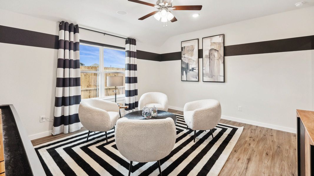 Representative furnished interior of a home built from the Paramount by DRB Homes in Morningside, Josephine (Image 6).