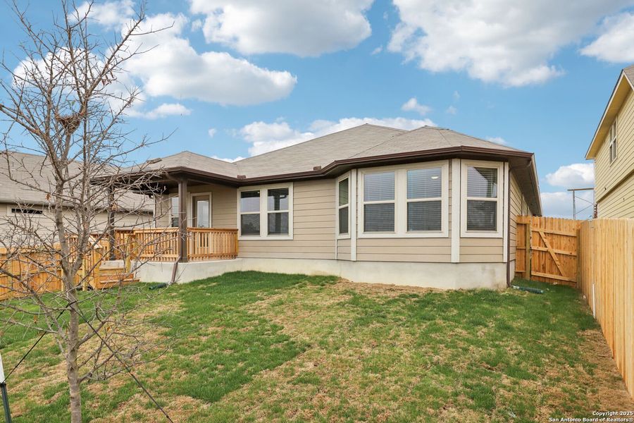 Exterior details and patio area of a home in , Cibolo (Image 27).