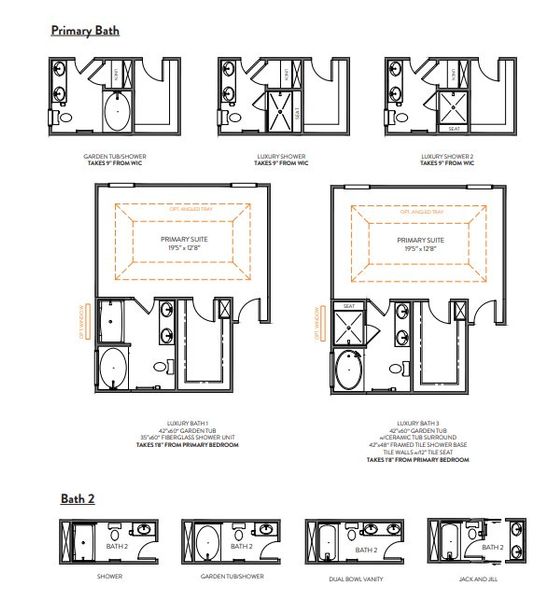 2D floor plan layout for the Seville II by True Homes in Colvin Park, Rock Hill, SC (Image 22).