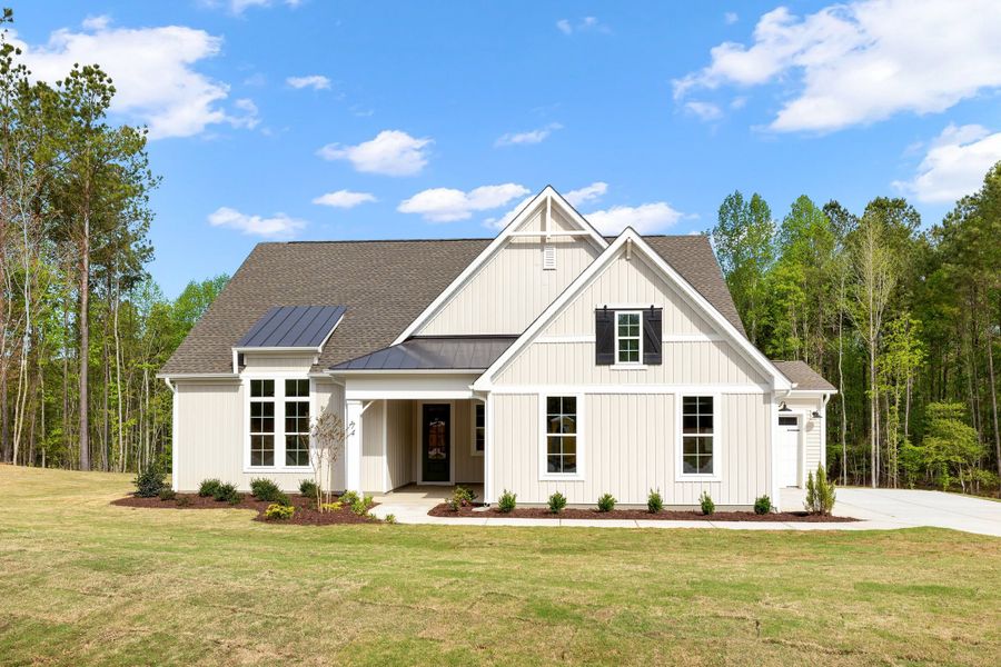 Representative exterior photo of a completed home built from the The Bradley by RobuckHomes in Baylee Ridge, Selma, NC (Image 54). Representative exterior photo of a completed home built from the The Bradley by RobuckHomes in Baylee Ridge, Selma, NC (Image 54).