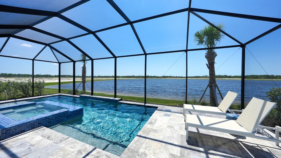 Representative exterior details of a home built from the Bright Meadow 2 by Neal Communities in Vistera of Venice, Venice (Image 24).