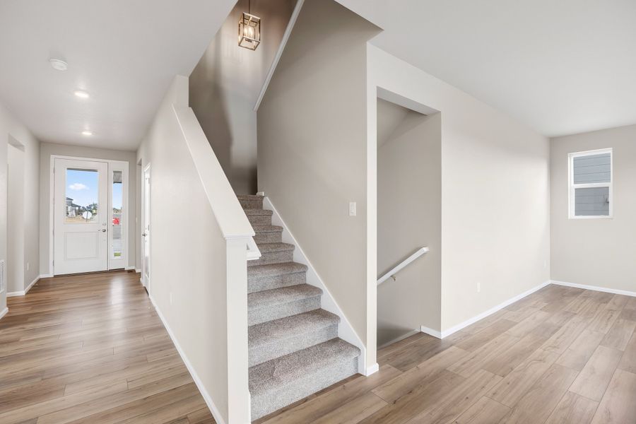 Spacious, unfurnished interior of a new home in Talon Pointe, Thornton (Image 11). Spacious, unfurnished interior of a new home in Talon Pointe, Thornton (Image 11).