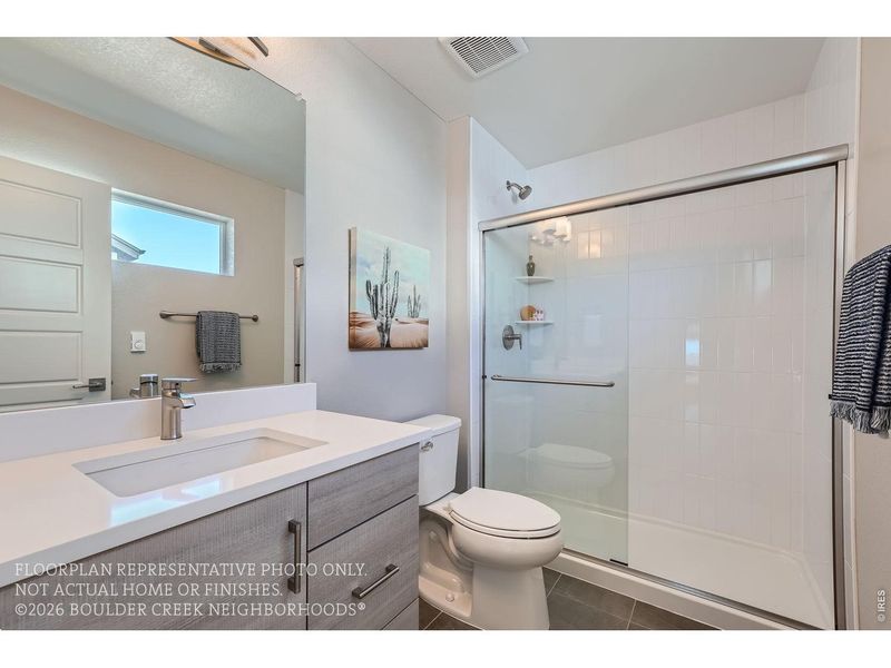 Furnished interior view inside a new home in , Boulder (Image 40).