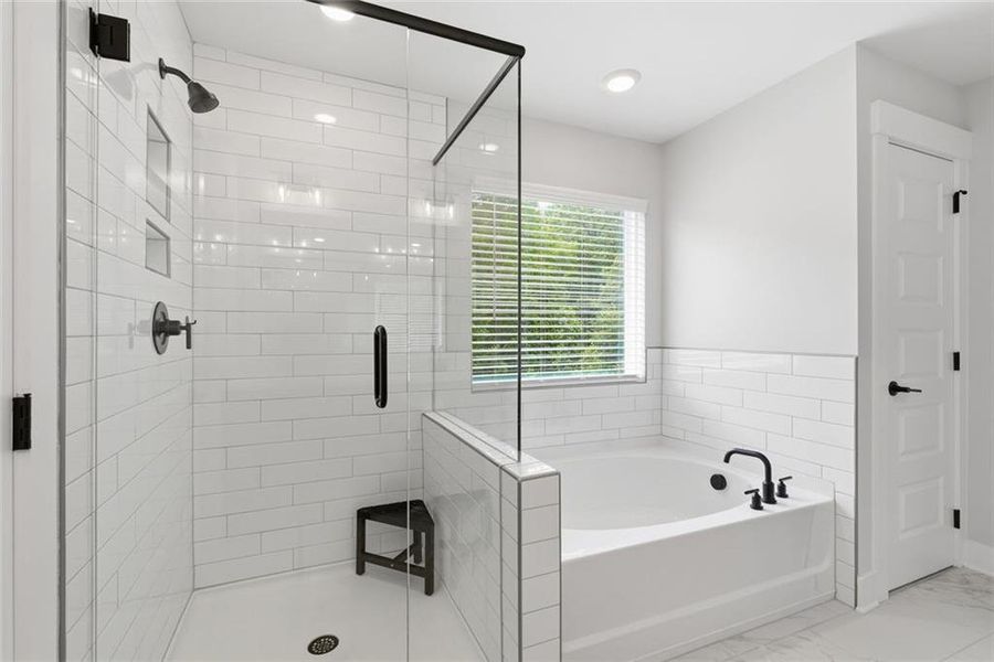 Furnished interior view inside a new home in Marble Tree, Ball Ground (Image 27).