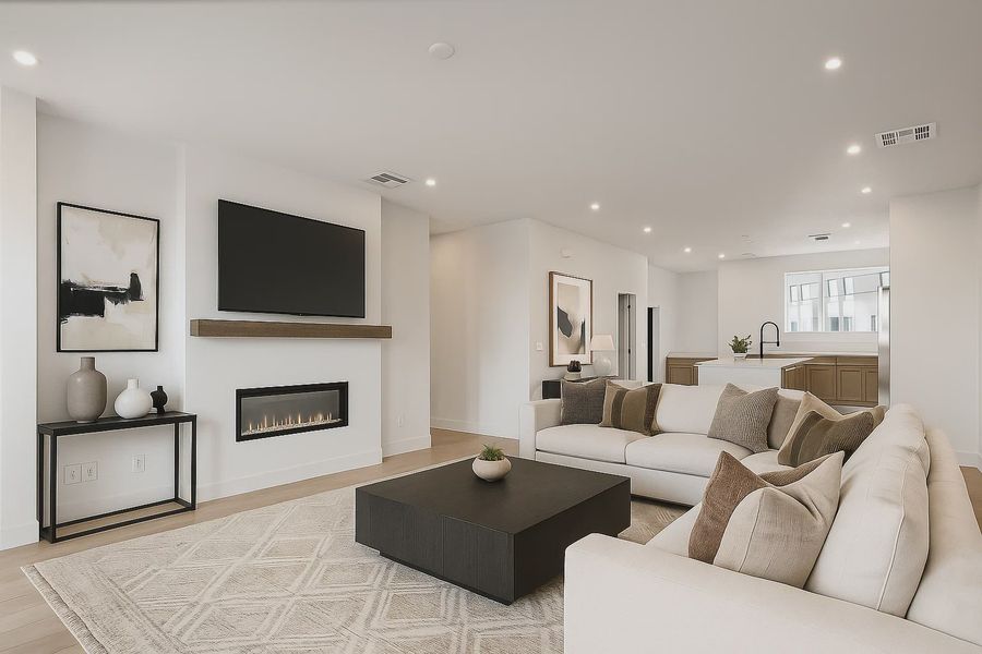 Furnished interior view inside a new home in Ascent at Inverness, Englewood (Image 5).