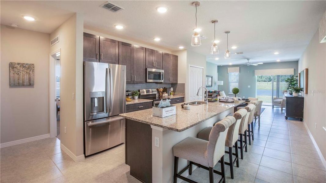 Furnished interior view inside a new home in Heritage Station, Punta Gorda (Image 2). Furnished interior view inside a new home in Heritage Station, Punta Gorda (Image 2).