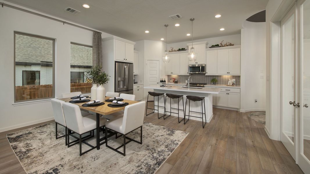 Furnished interior view inside a new home in Woodhavyn, Magnolia (Image 19).