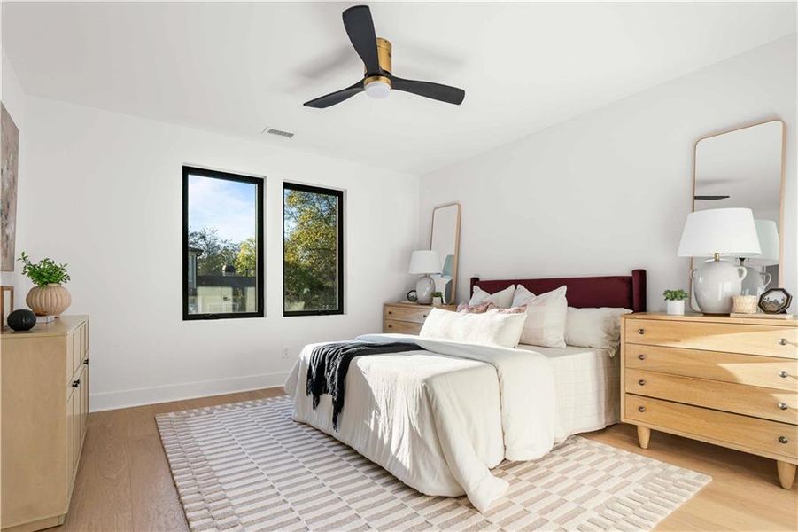 Furnished interior view inside a new home in , Atlanta (Image 43).