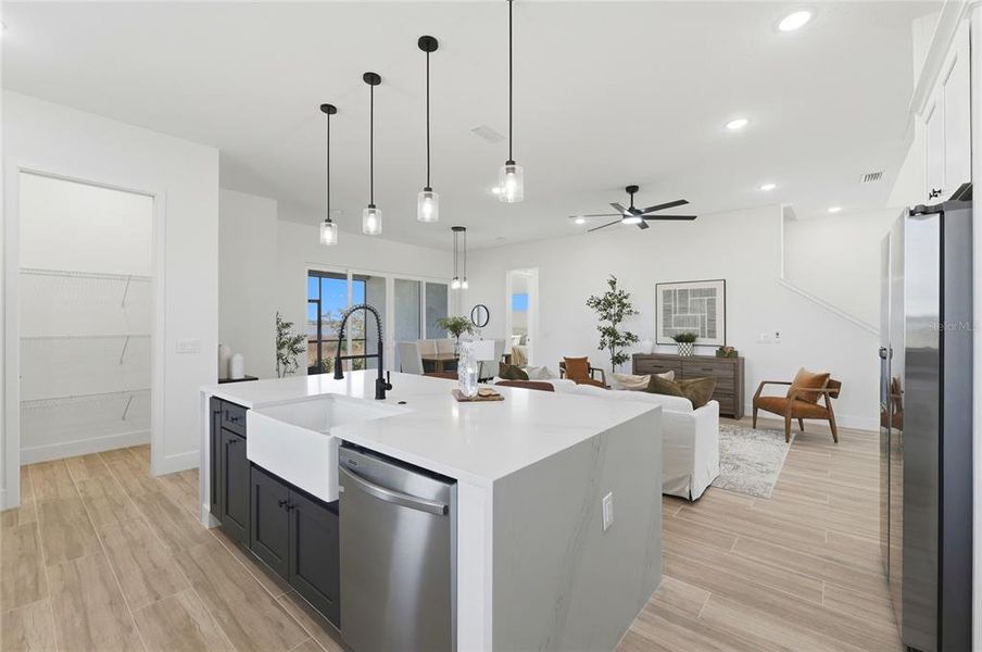 Furnished interior view inside a new home in , Lake Alfred (Image 32). Furnished interior view inside a new home in , Lake Alfred (Image 32).