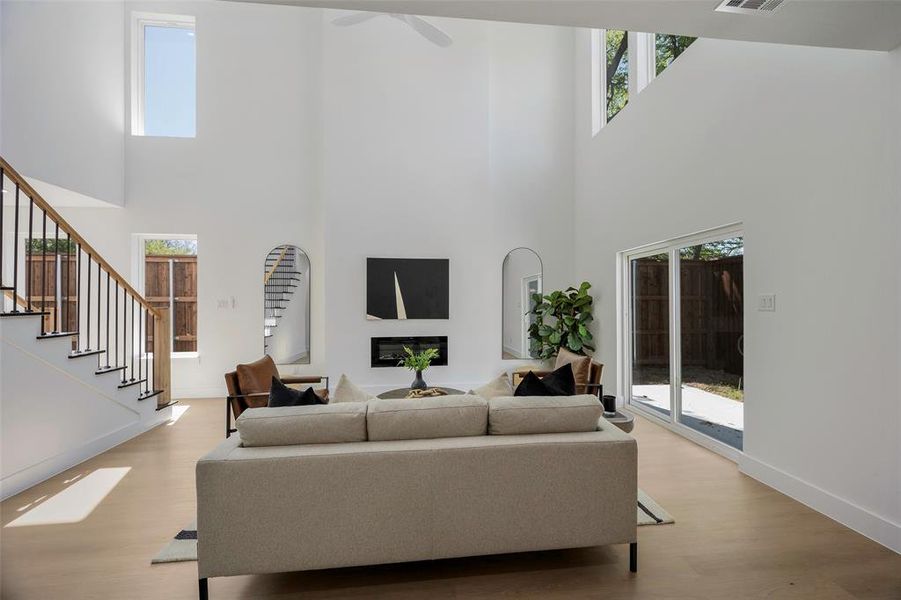 Furnished interior view inside a new home in , Dallas (Image 9). Furnished interior view inside a new home in , Dallas (Image 9).