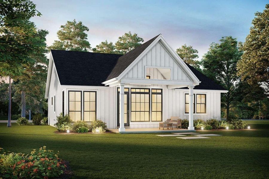 Front exterior of a new home in Dayton Colbert, Dayton, TX, highlighting curb appeal (Image 1). Front exterior of a new home in Dayton Colbert, Dayton, TX, highlighting curb appeal (Image 1).