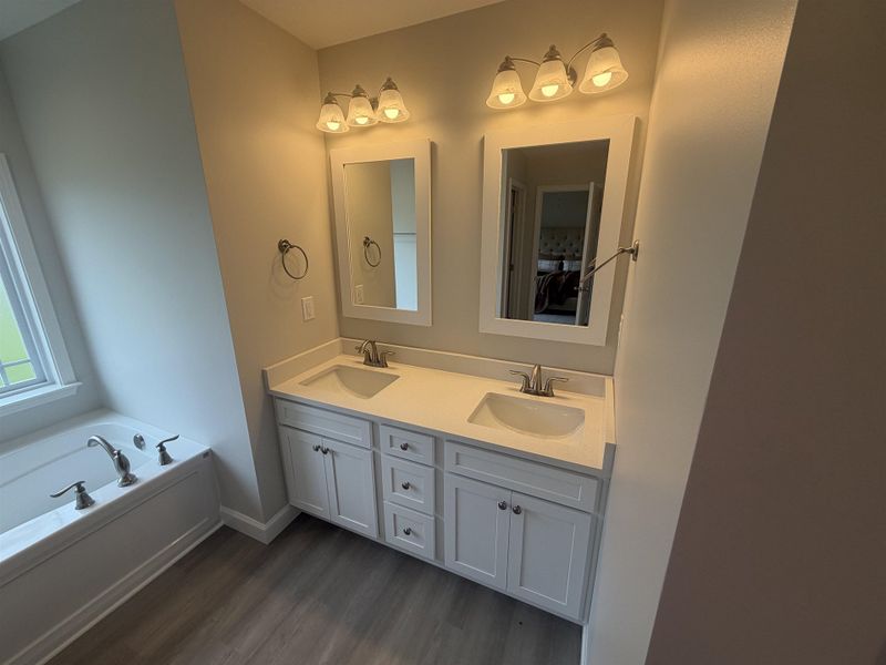 Furnished interior view inside a new home in Stones Throw, Inman (Image 11). Furnished interior view inside a new home in Stones Throw, Inman (Image 11).