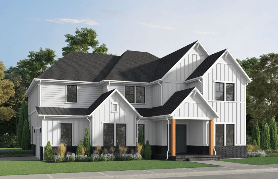 Representative exterior photo of a completed home built from the Foxmoor by John Wieland in Willow Ridge, Nolensville, TN (Image 1). Representative exterior photo of a completed home built from the Foxmoor by John Wieland in Willow Ridge, Nolensville, TN (Image 1).