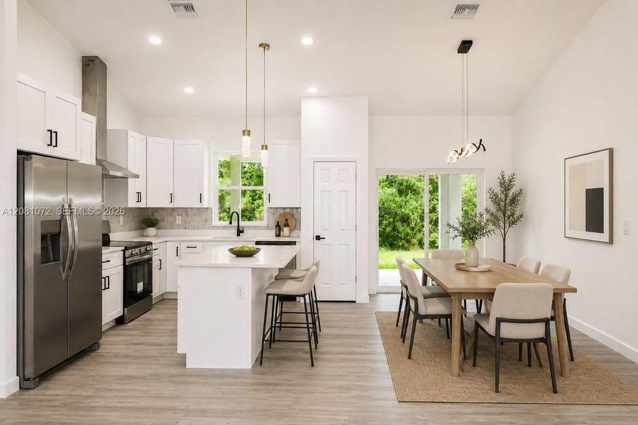 Furnished interior view inside a new home in , Sebring (Image 7).