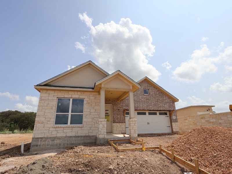 In-progress construction of a new home in Colony at Cole Springs, Buda, TX (Image 11).