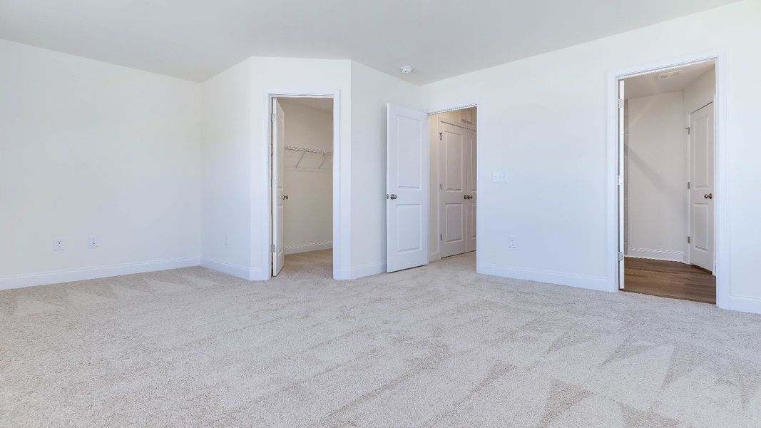 Furnished interior view inside a new home in Battle Bridge, Raleigh (Image 26).
