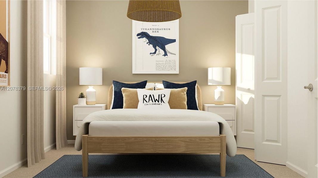 Furnished interior view inside a new home in Del Mar, Miami (Image 14).