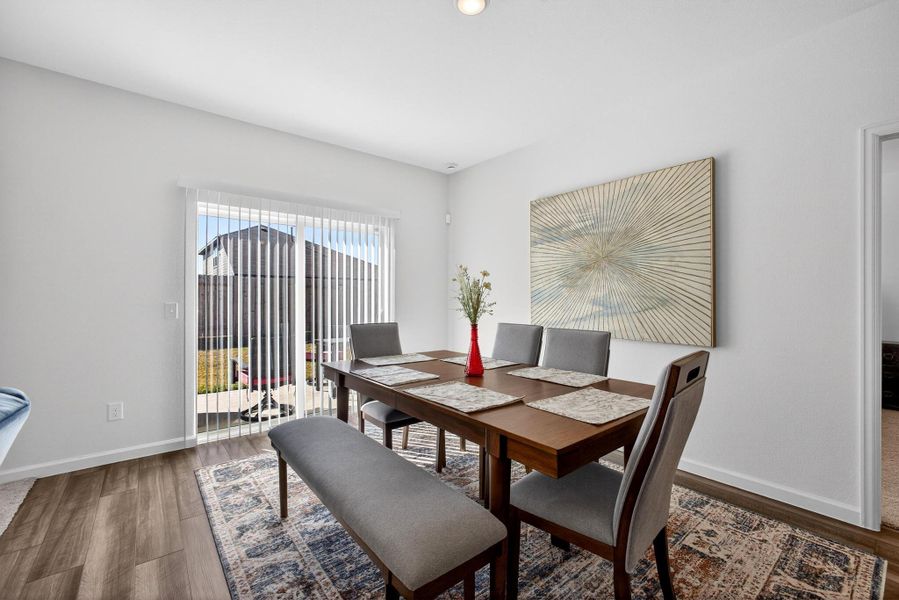 Furnished interior view inside a new home in Harrington Trails at The Canopies, New Caney (Image 26).