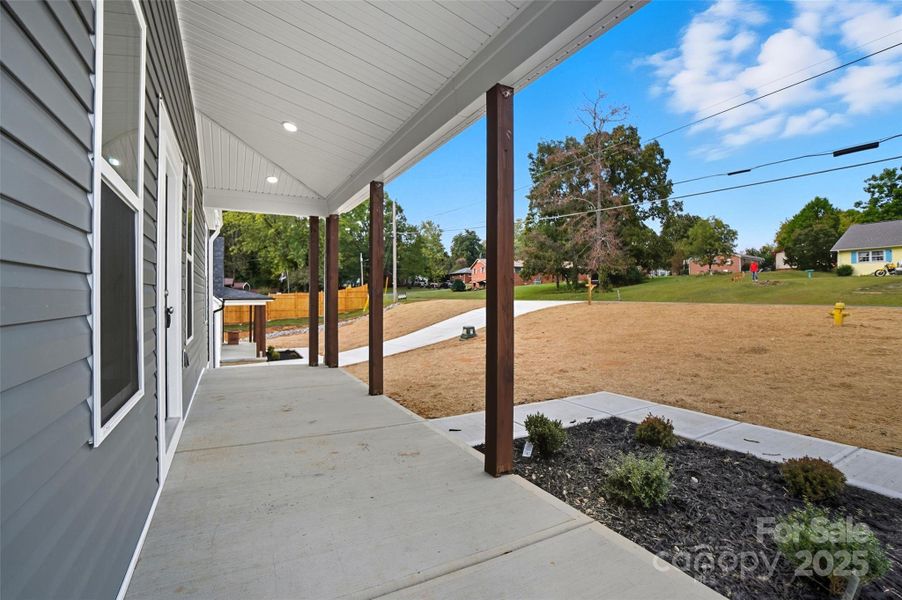 Large, Covered Front Porch