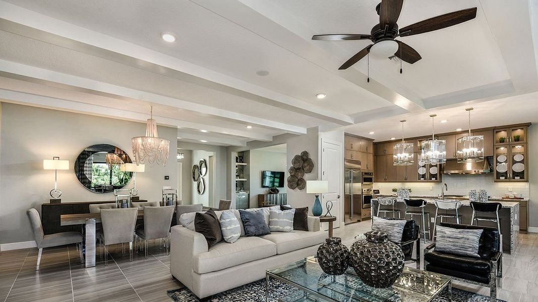 Representative furnished interior of a home built from the Vilano by Kolter Homes in Cresswind Lakewood Ranch, Lakewood Ranch (Image 12).