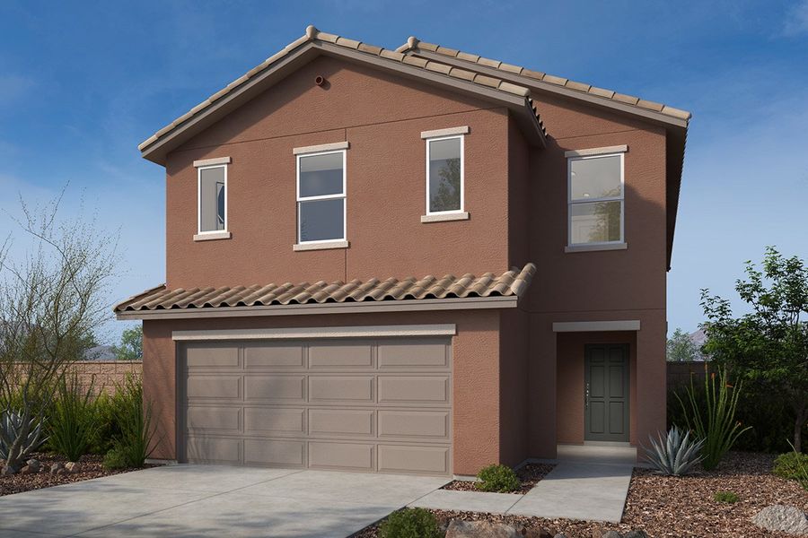 Representative exterior photo of a completed home built from the 2685 by KB Home in Bella Tierra Reserve, Tucson, AZ (Image 5).