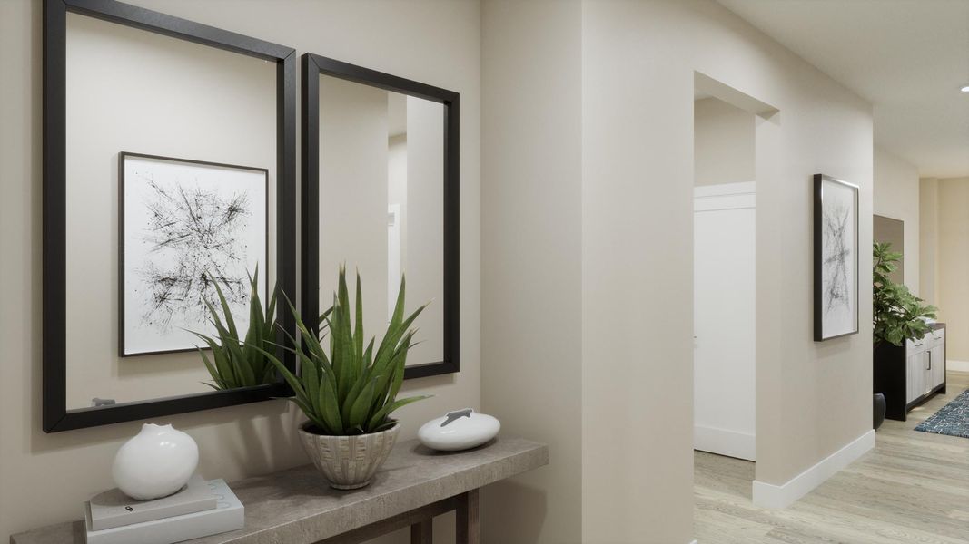 Furnished interior view inside a new home in Trinity Gardens, Deland (Image 3). Furnished interior view inside a new home in Trinity Gardens, Deland (Image 3).