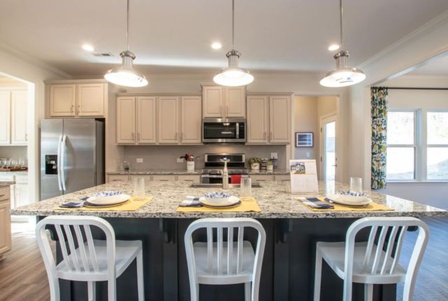 Representative furnished interior of a home built from the Bedford by True Homes in Huntington Hills, Lincolnton (Image 6).