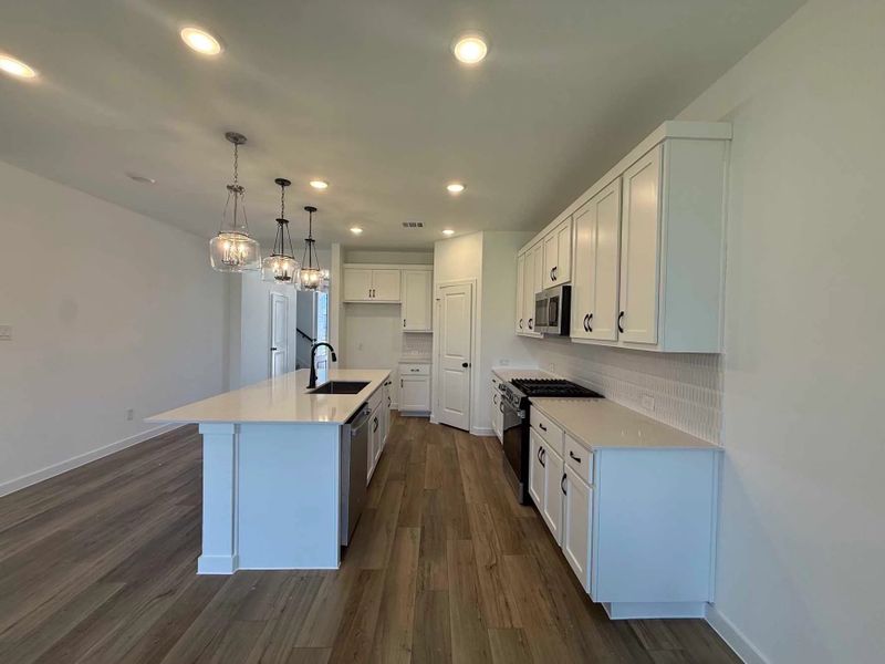 Kitchen Construction Progress featuring the Harmony Collection