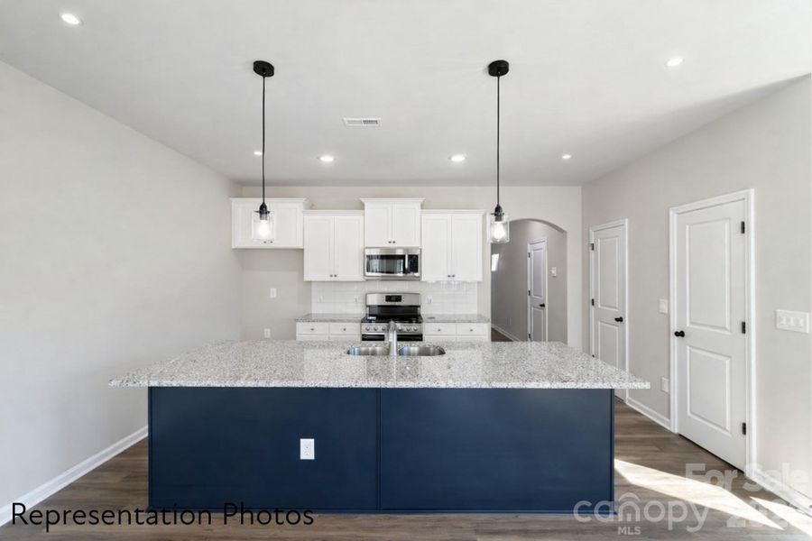 Furnished interior view inside a new home in , Charlotte (Image 3).