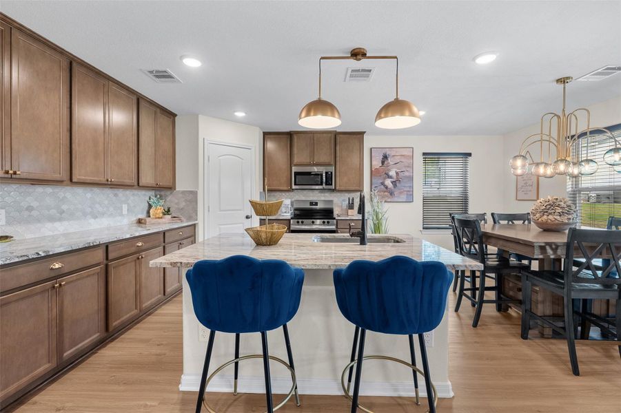 Furnished interior view inside a new home in , Livingston (Image 9).
