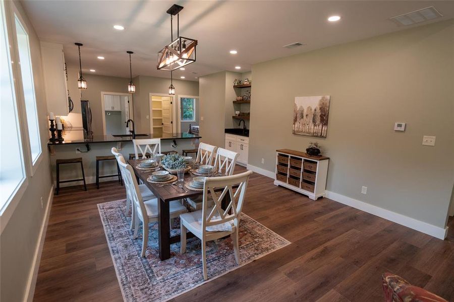 Furnished interior view inside a new home in , Emory (Image 8).