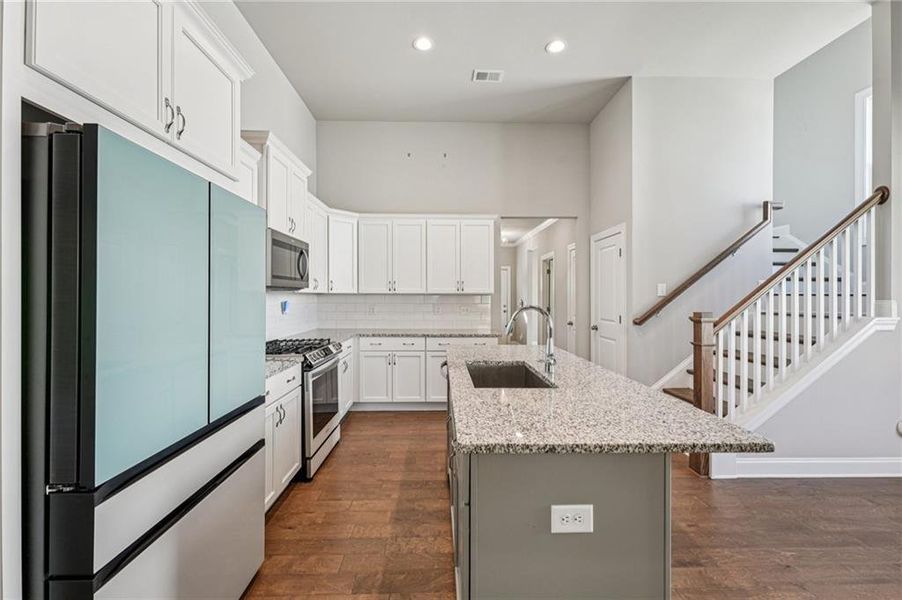 Furnished interior view inside a new home in , Canton (Image 11).