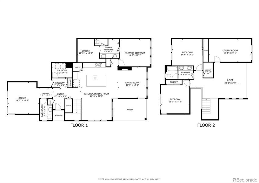 2D floor plan layout of this home in , Golden, CO (Image 5).