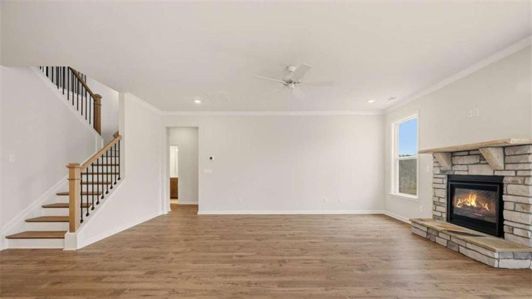 Spacious, unfurnished interior of a new home in The Gates at Pates Creek, Hampton (Image 16).